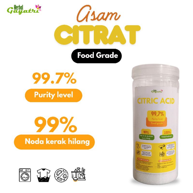 

Citric Acid / Asam Sitrat Food Grade 1 Kg