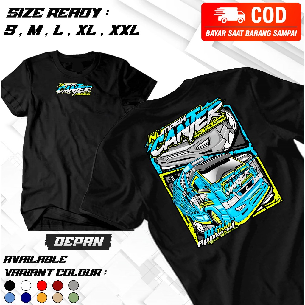 KAOS DEWASA  TRUK NUMPAK CANTER BAJU TRUK CANTER MANIA BAJU TRUK OLENG DEWASA