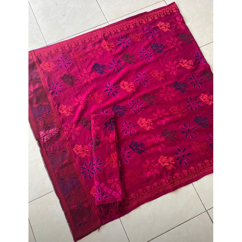 sutra jumputan semi songket tumpal songket ori set sldg