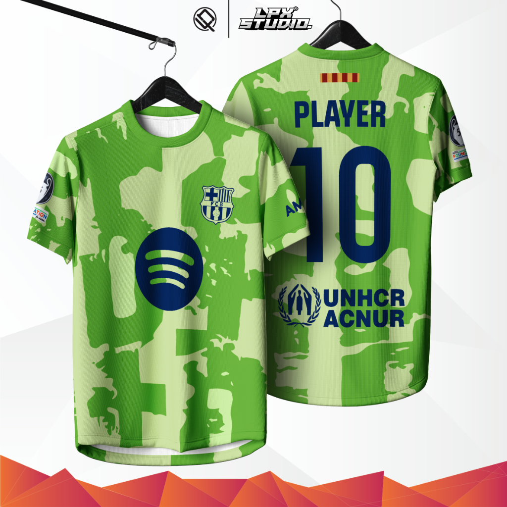 Jersey Barcelona Fantasy / Jersey Barca / Kaos Barca / Jersey Bola / Jersey Vintage