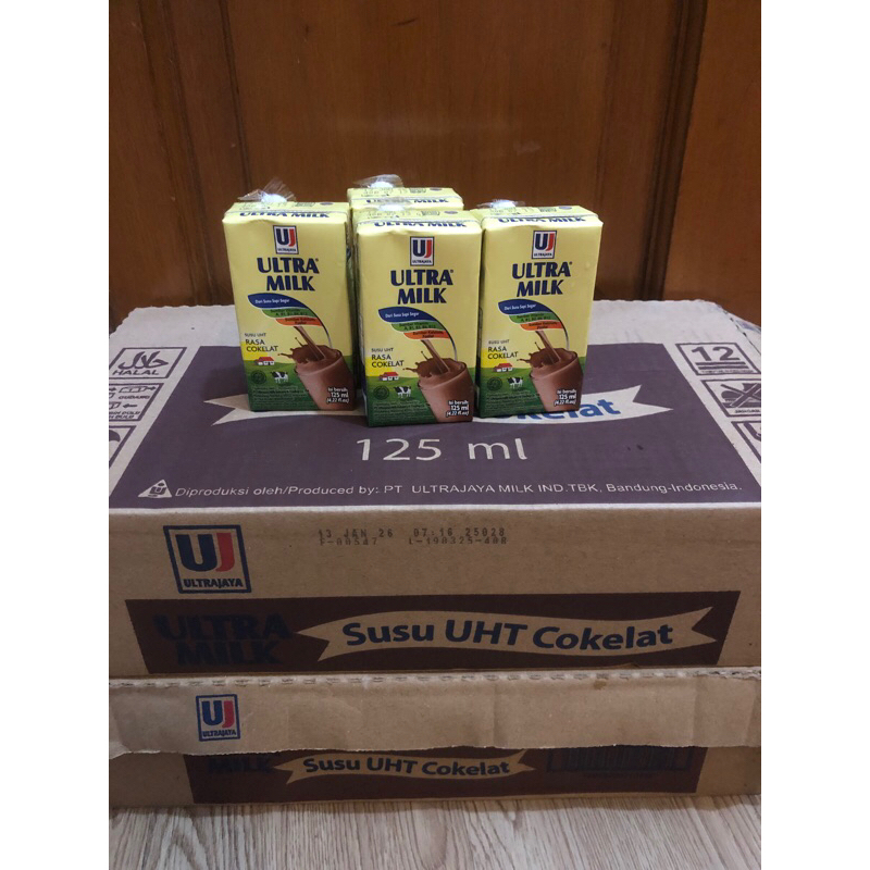 

Susu uht ultra mini coklat 125 ml
