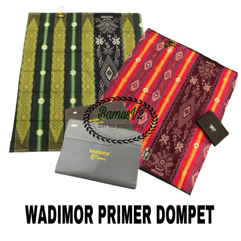 Sarung Wadimor Primer Jacquard Songket Dompet