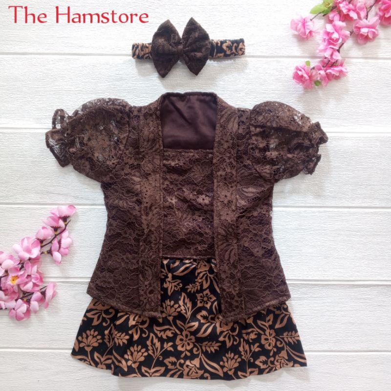 Kebaya Anak Perempuan Kutu Baru Encim - Baju Bayi & Balita