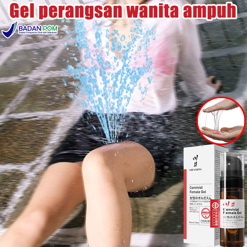 Pelumas wanita Lubricant tahan lama Lubrikan untuk wanita 15ml Rapat Berkedut dan Lebih Enak Orgasmi
