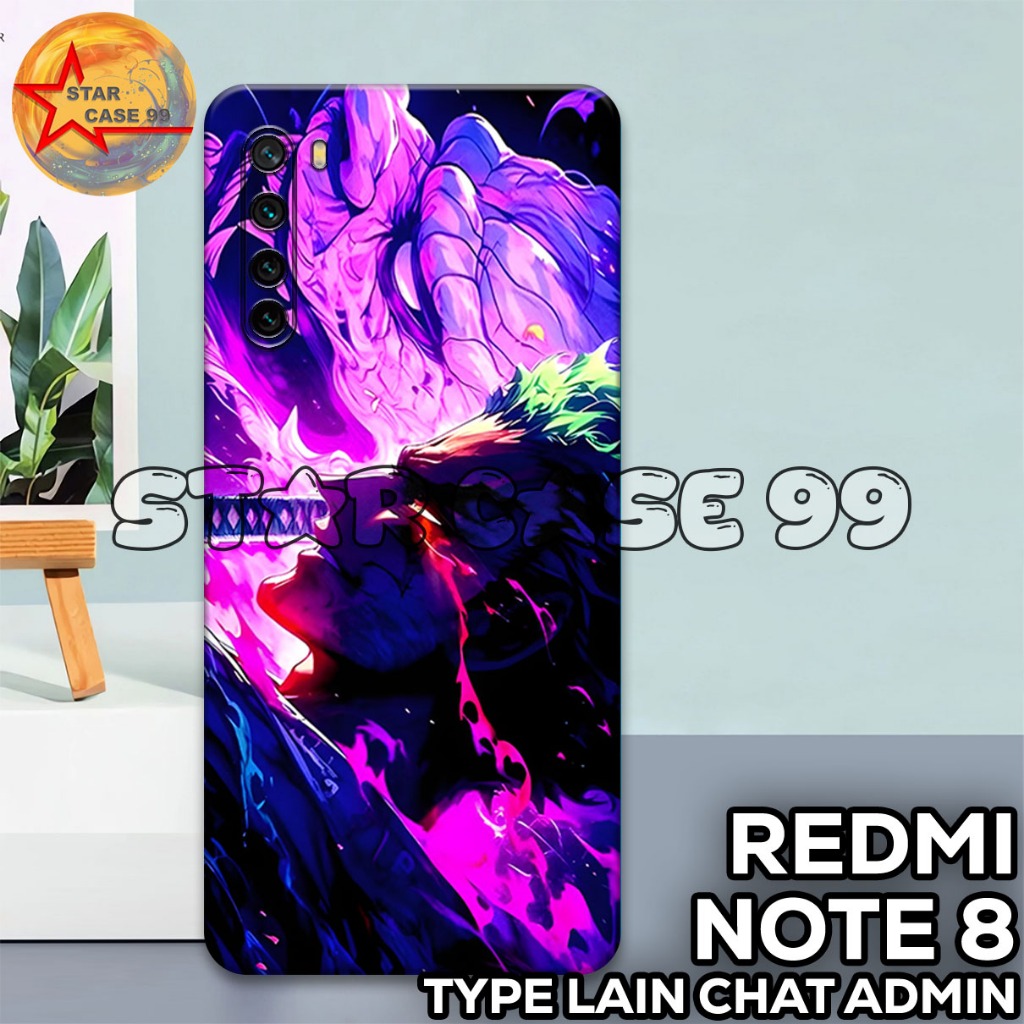 Softcase redmi note 8 /S7/Motif anime/case redmi note 8/casing redmi note 8/silikon
