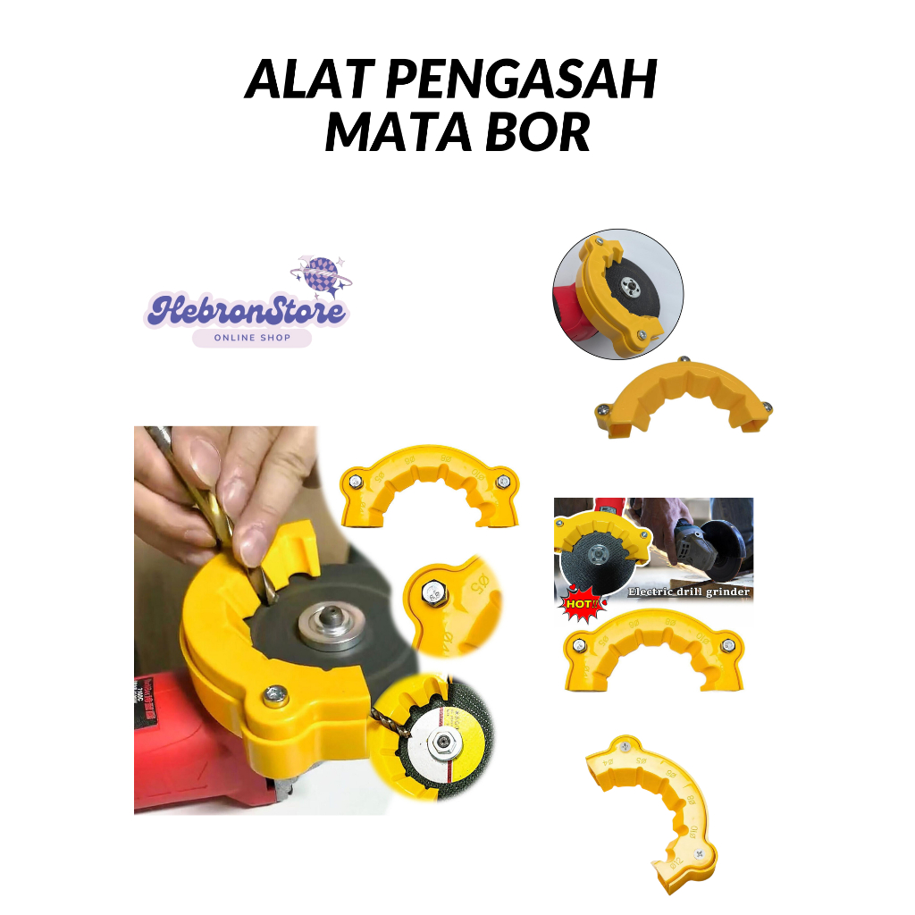 Alat Pengasah Mata Bor Untuk  Sudut  Gerinda /Mempertajam Mata Bor Serbaguna