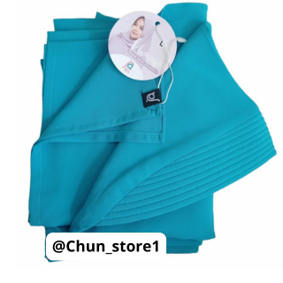 Khimar Khansa Turqoise By JilbabAfra Khimar Serut | Khimar Serut | Khimar Afra