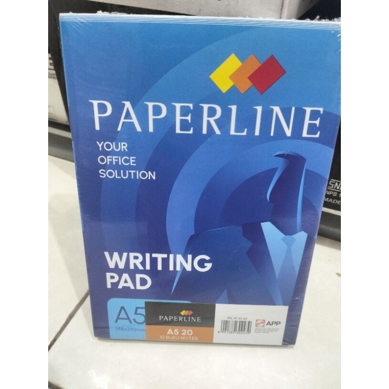 

1Pack isi 10 Writing Pad Blok Note ukuran A5