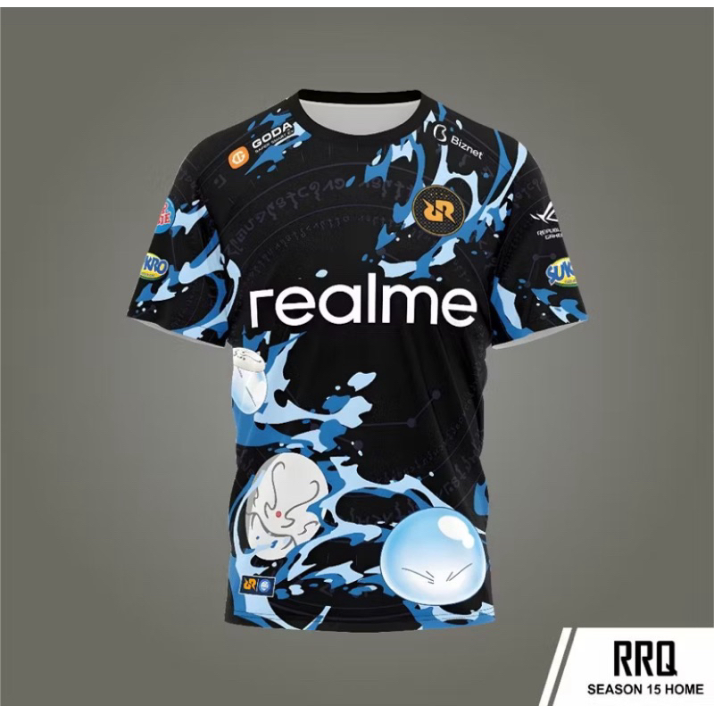 RRQ Jersey x Slime PRO Black 2025 Free Custome Nama punggung
