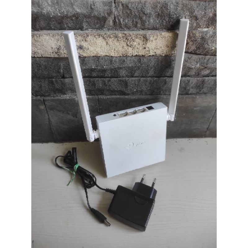 Router tp link wr820n Bekas normal Free Adaptor