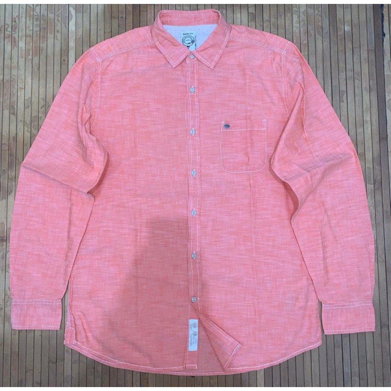 DIESEL JEANS INDUSTRY ORANGE LONG SLEEVE SHIRT maison margiela