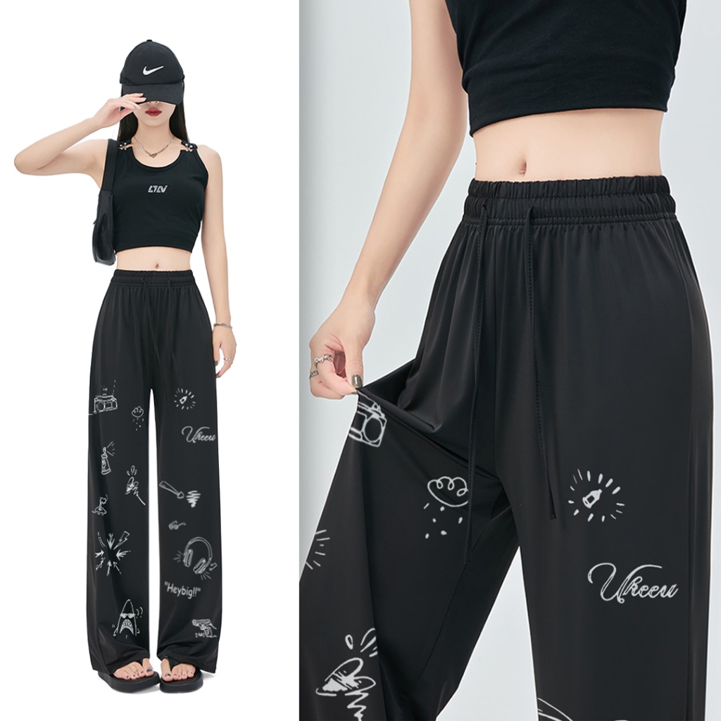 SKENA BAGGY - Pants Celana Panjang Baggy Wanita Skena Outfit Wanita