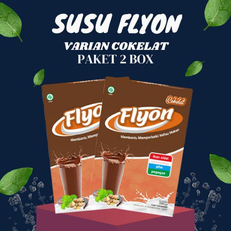 

Flyon Coklat (PAKET 2 BOX) - Susu Etawa Penambah Berat Badan dan Penggemuk