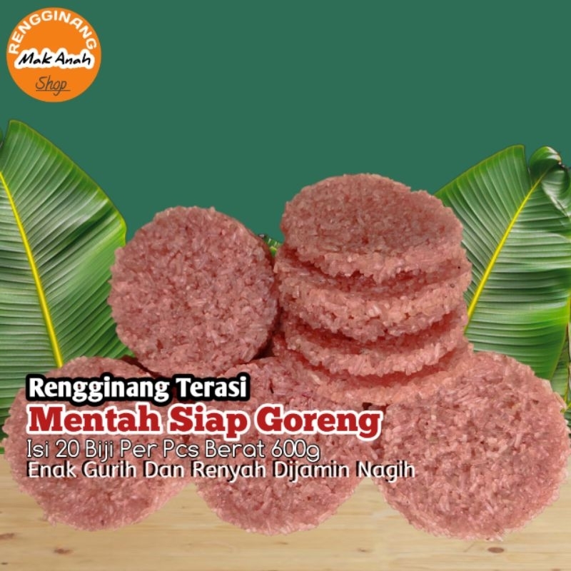

Ranginang / Rengginang Terasi Mak Anah Mentah Siap Goreng
