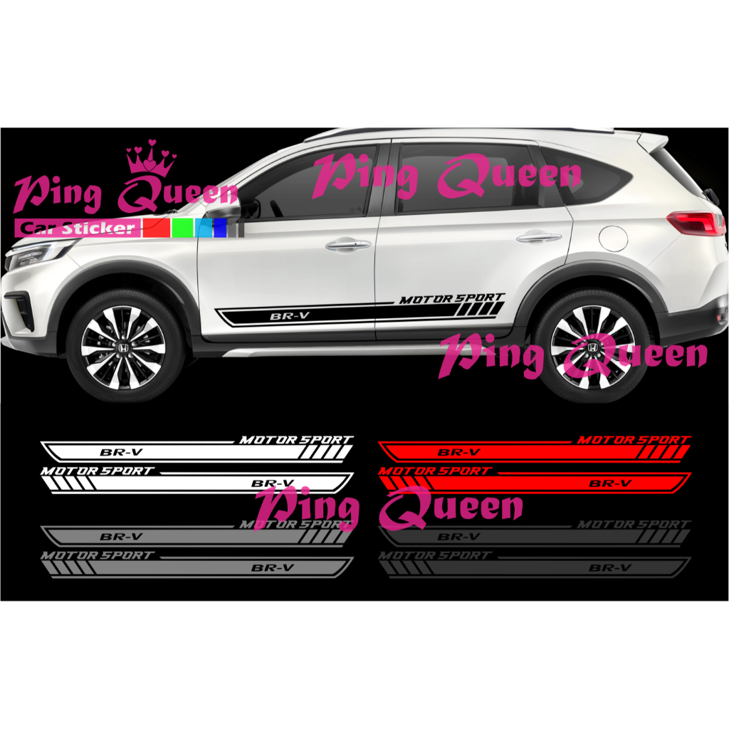 Sticker stiker mobil brv cutting sticker mobil honda brv sticker mobil terbaru
