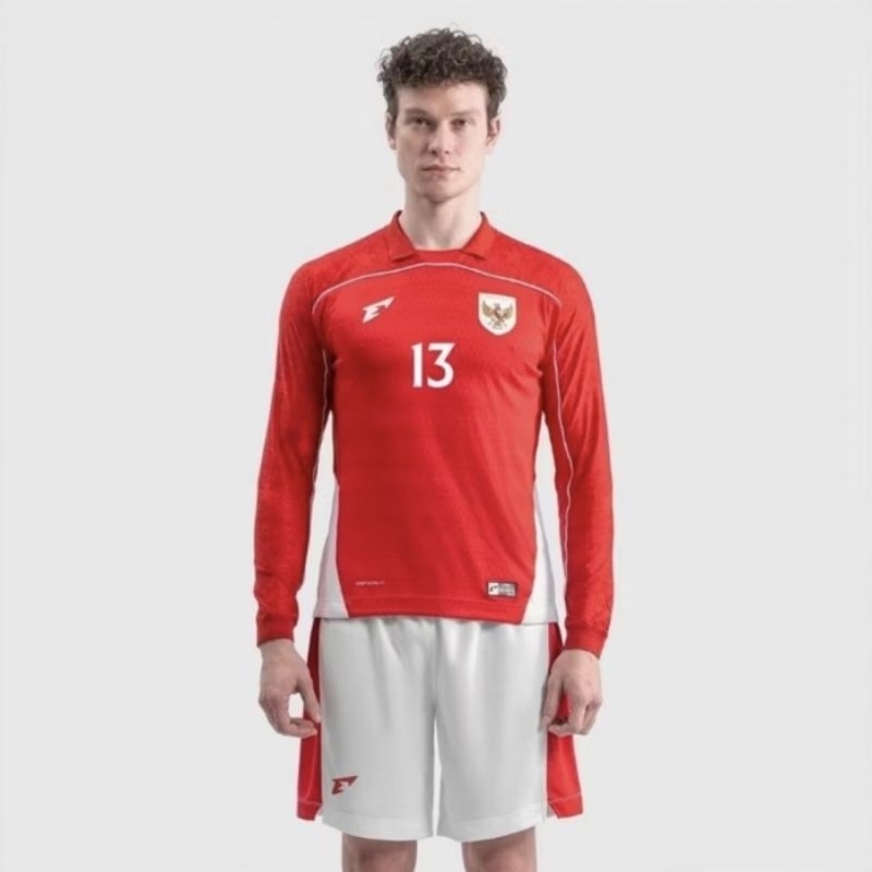 GRADE ORI | Jersey Timnas Home Long sleeve Jersey Timnas Home Lengan Panjang