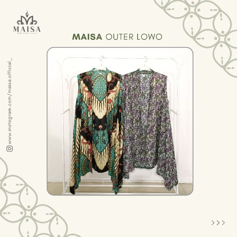 MAISA OUTER PANJANG YUKENZI MOTIF BATIK