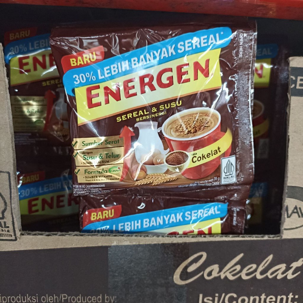 

Energen Isi 10 Sereal Susu All Varian Sachet Renceng 30gr