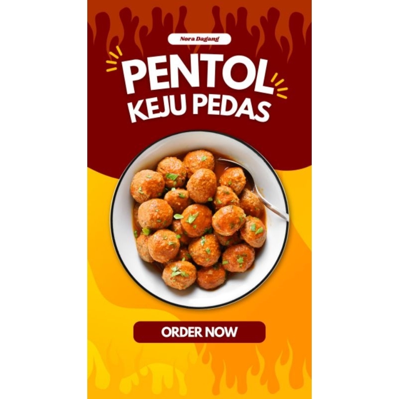

Pentol Keju Pedas