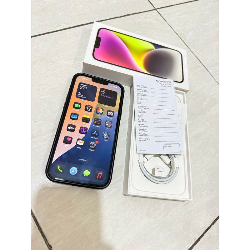 Iphone 14 Plus 128 GB Resmi Second