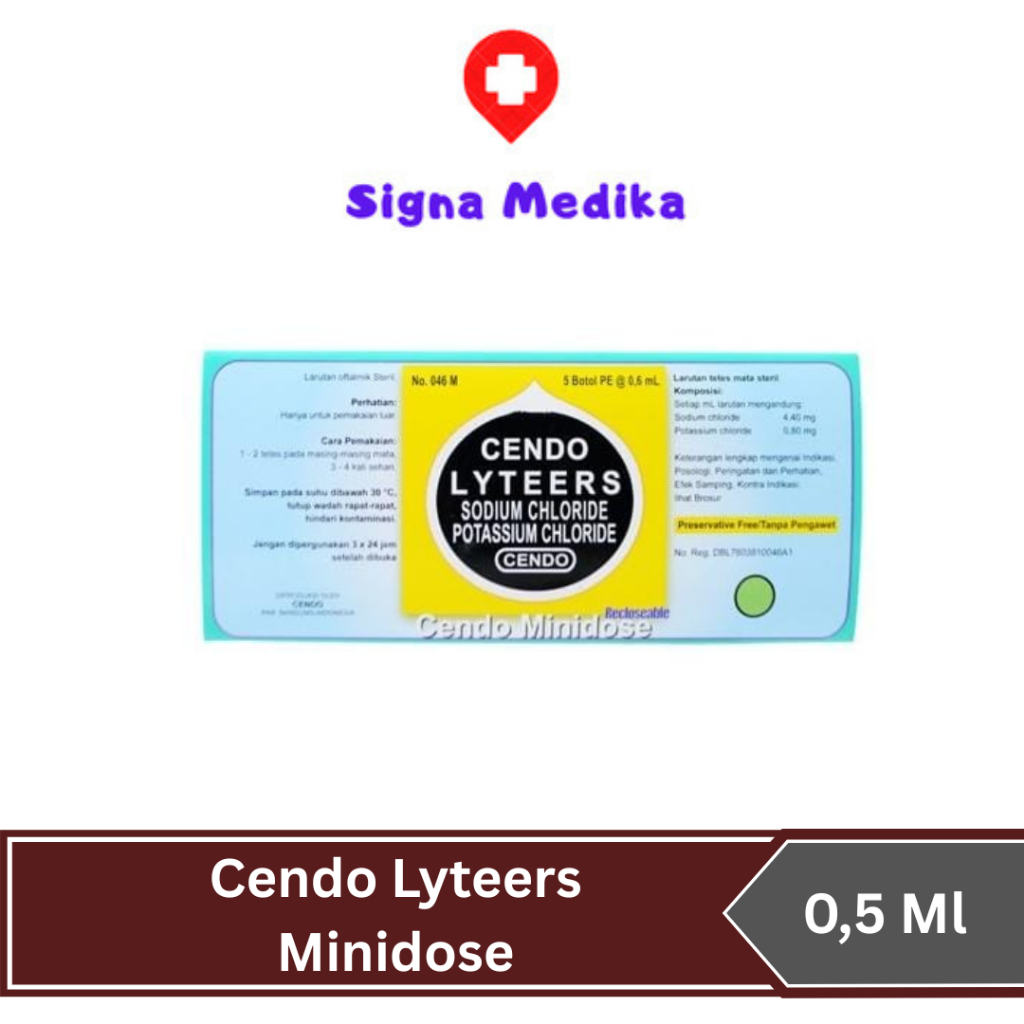 Cendo Lyteers Minidose - Obat Tetes Mata Kering