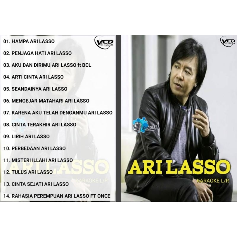 KASET VCD KARAOKE ARI LASSO-KASET VCD KARAOKE LAGU POP INDONESIA