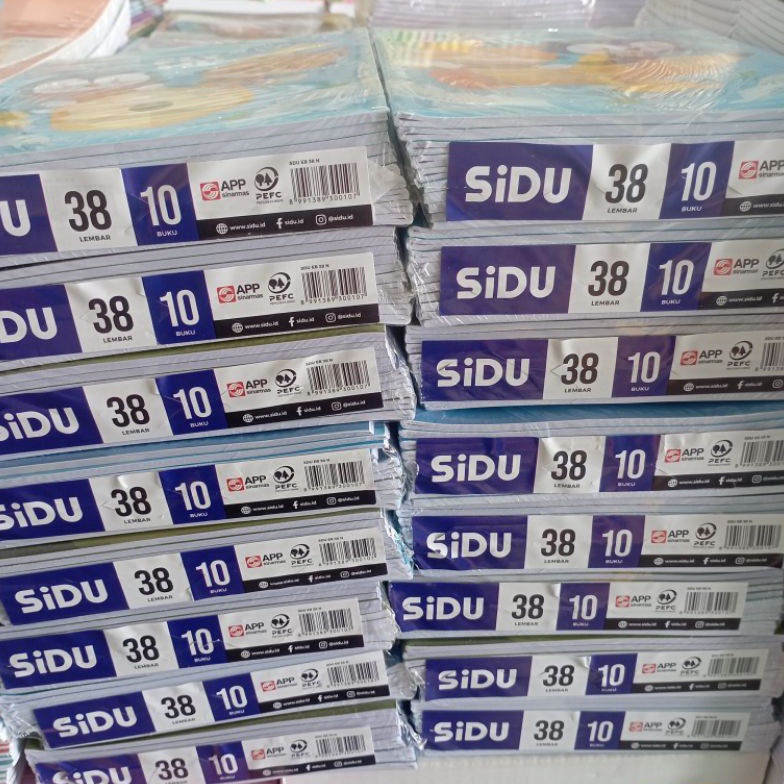 

Buku Tulis Sidu 38 Lembar Desain Menarik KODE E8O5
