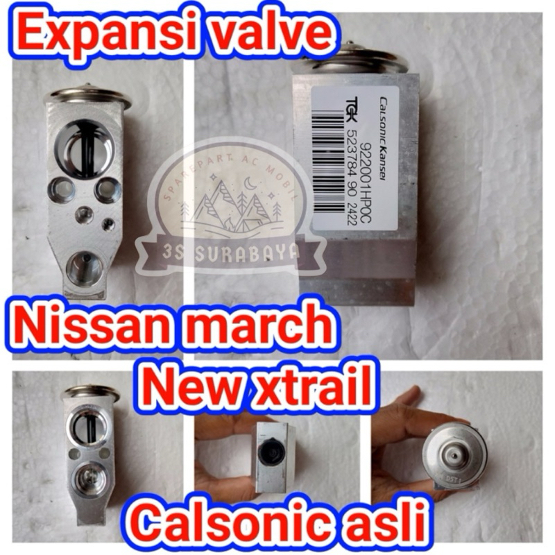 Ekspansi March Xtrail T31 T32 New Serena C26 Asli Calsonic Kansei Expansi Valve Ac mobil Nissan (Bar