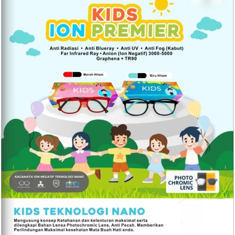 KACAMATA ION PREMIER KIDS ANTI RADIASI
