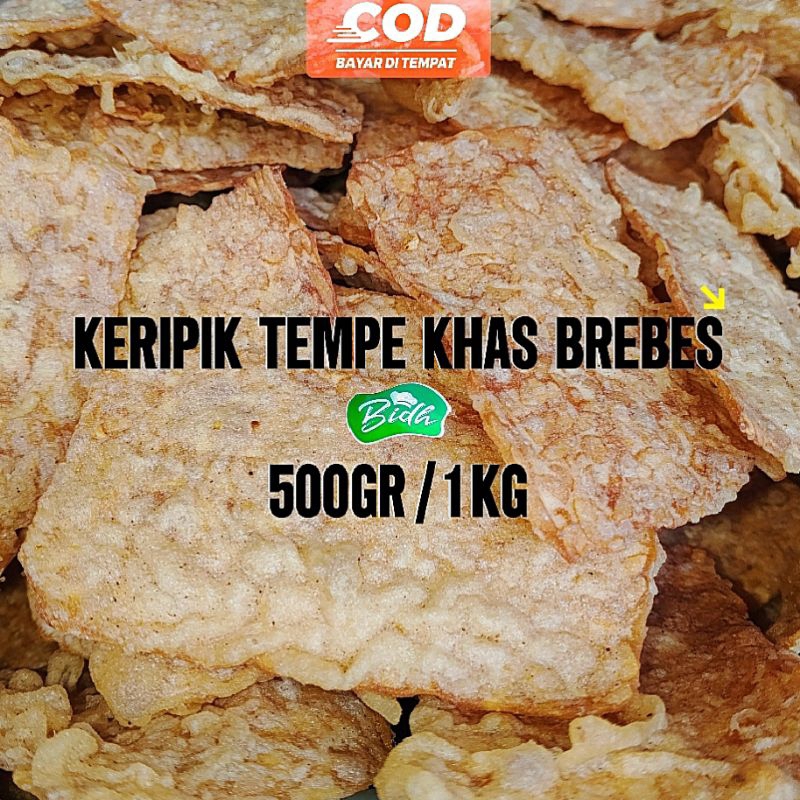 

KERIPIK TEMPE KHAS BREBES 500GR/1KG