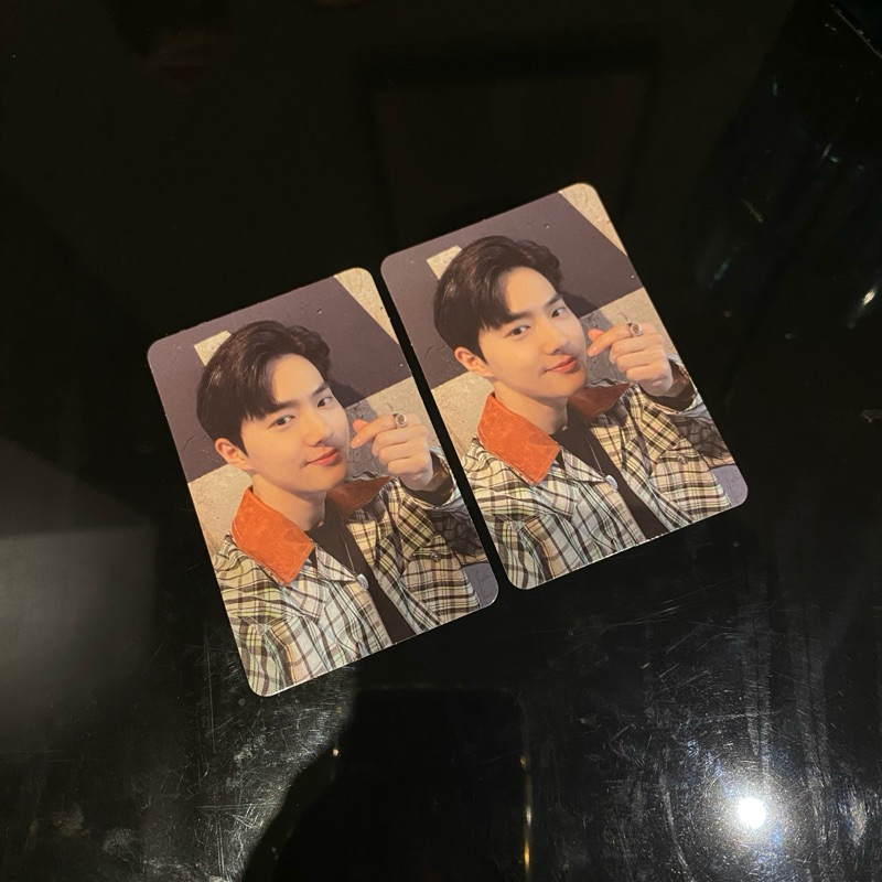 Photocards SUHO EXO mecima fs benefit grey suit pc fansign