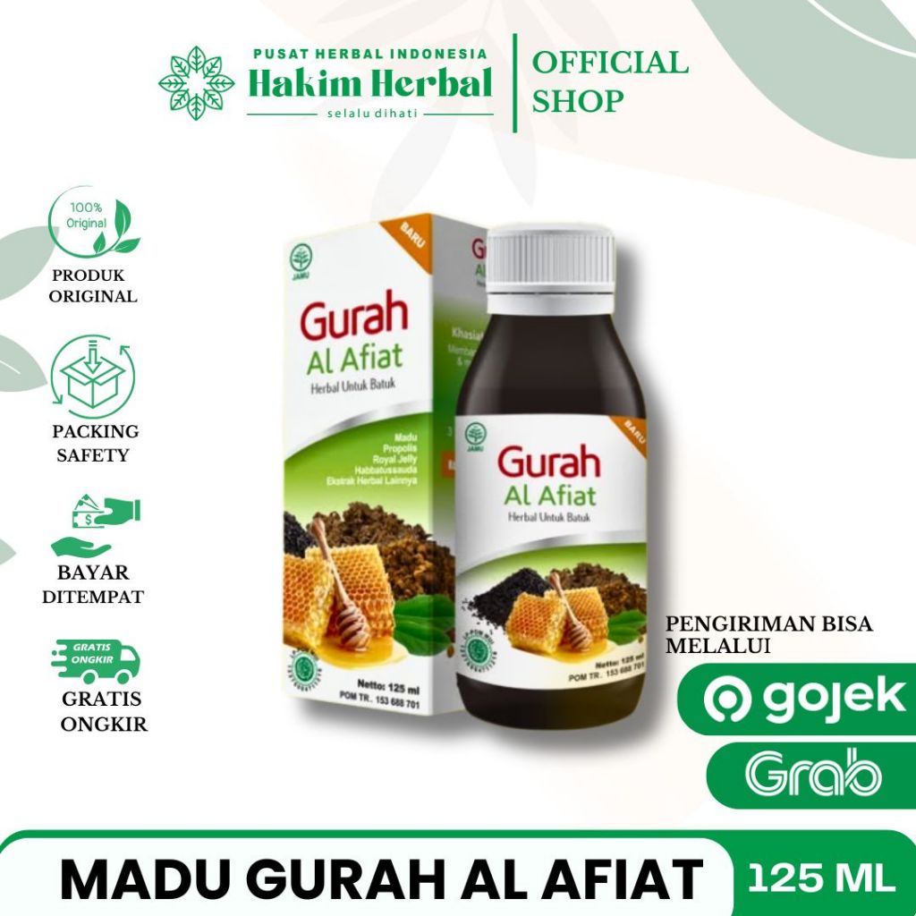 

Madu Gurah Al Afiat Obat Herbal untuk Batuk Area Tegal Brebes Pemalang Slawi