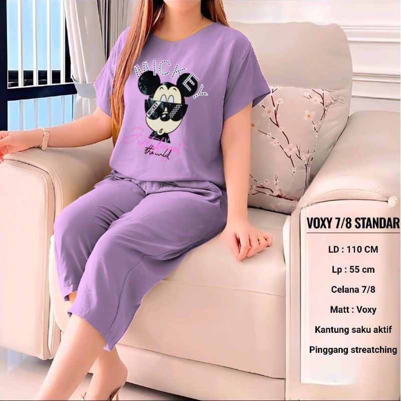 SETELAN WANITA VOXY 7/8 TERLARIS SUPER MEWAH BEST SELLER/SETELAN WANITA IMPORT PREMIUM