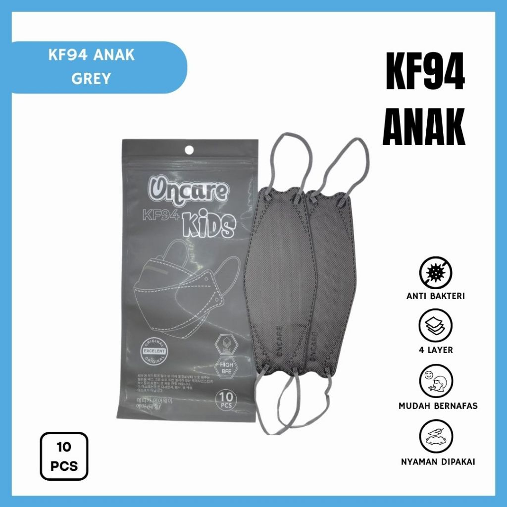 Masker Anak laki laki (dan Perempuan) | Masker Anak | Masker KF94 Oncare Desain Keren