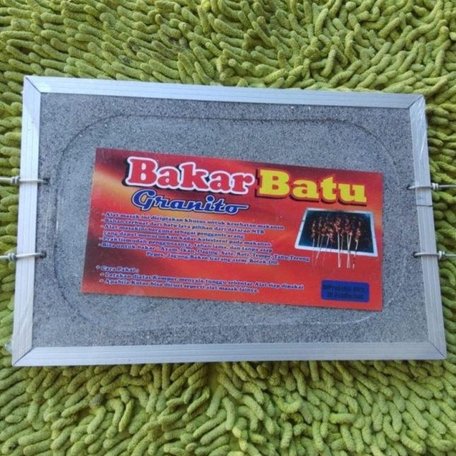KODE X49N BATU BAKAR GRANITO GRILL PANGGANGAN SATE