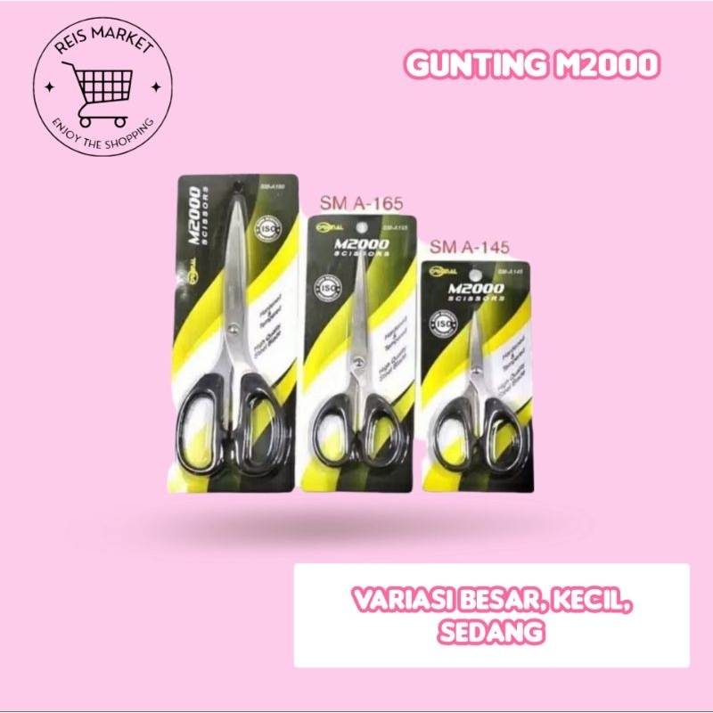 

GUNTING M2000 BESAR SEDANG & KECIL / BEST SELLER / GUNTING SERBAGUNA MURAH