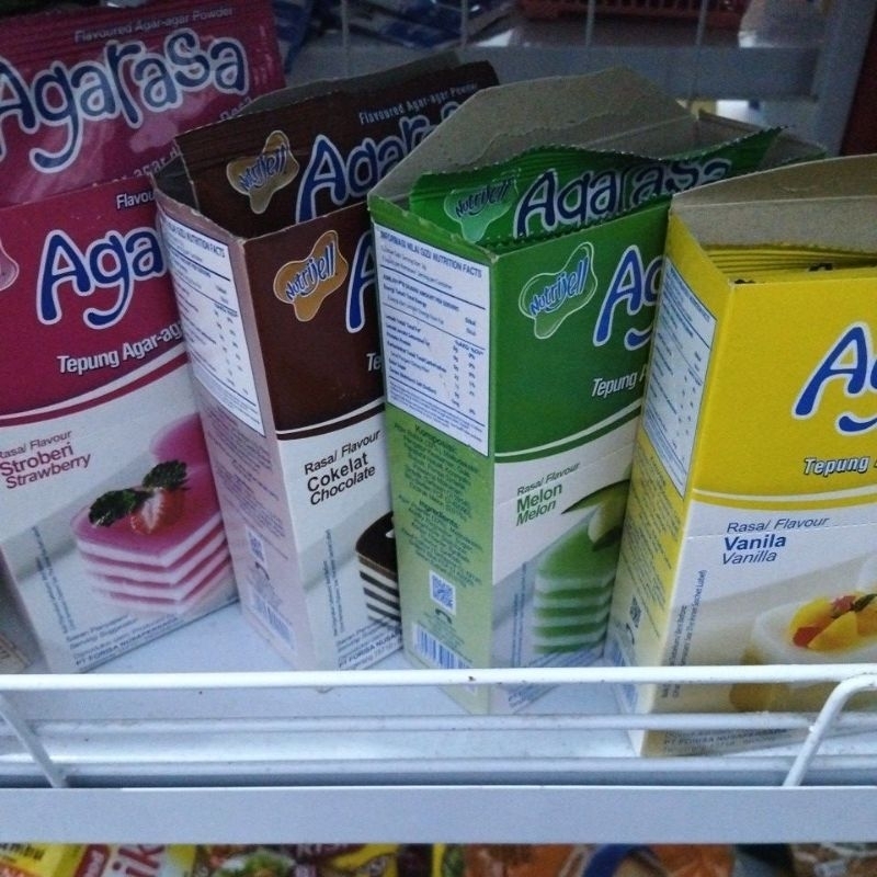 

agarasa nutrijel / agar agar dengan rasa / agar agar rasa coklat agar agar rasa vanila melon stroberi