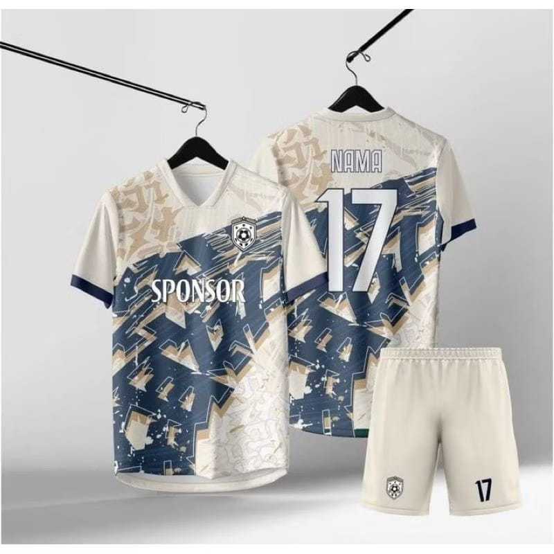 JERSEY FUTSAL/SEPAK BOLA CUSTOM (FREE NAMA NO PUNGGUNG + PAKET LENGKAP FREE KAOS KAKI)