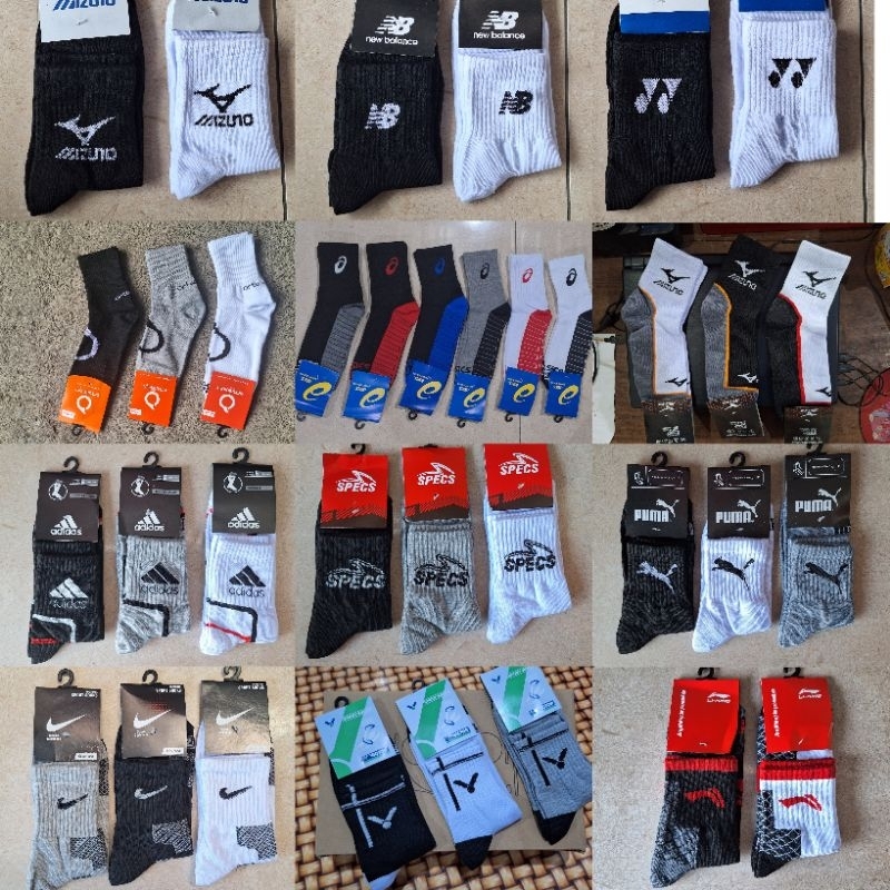 GROSIR LUSINAN (12 PCS ) KAOS KAKI PENDEK / GROSIR KAOS KAKI OLAH RAGA