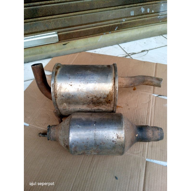 tabung knalpot setandar mobil nisan datsun go panca plus 100% orjinal