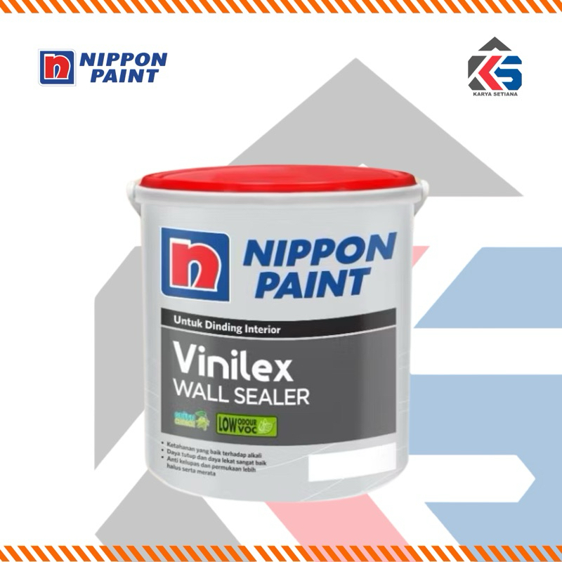 NIPPON VINILEX WALL SEALER 4KG / ALKALI NIPPON PAINT / CAT DASAR INTERIOR NIPPON PAINT