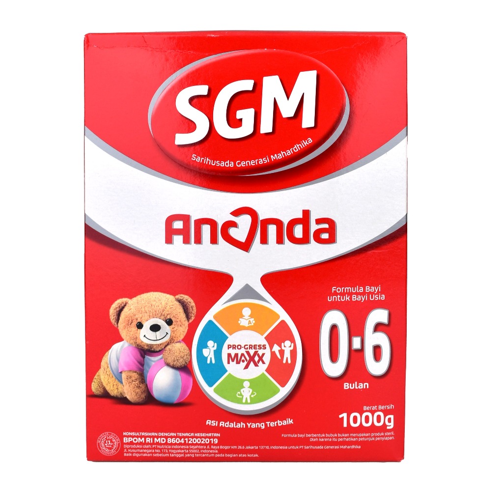 Sgm Ananda 0-6 Bulan 1000gr - Susu Bayi