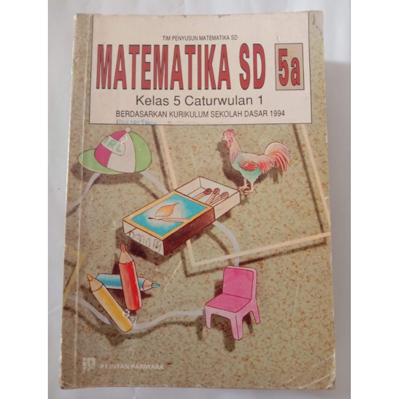 matematika SD 5a - buku pelajaran jadul