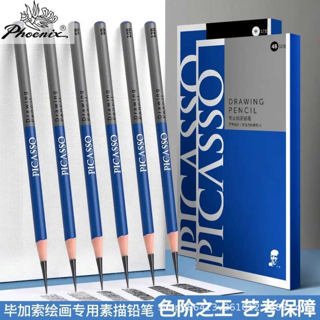 

PICASSO Drawing Pencil Satuan 8B 12B 16B - Pensil Gambar Sketsa Profesional
