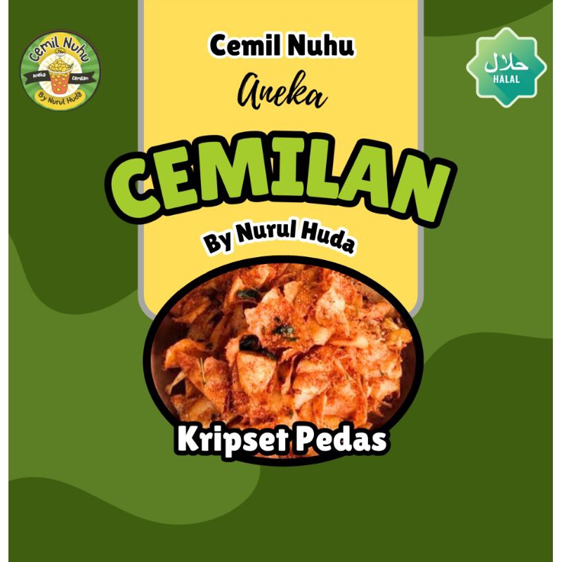 

KRIPSET PEDAS Cemilan Serba 5rb - Cemilan Varian Rasa Pedas, Manis, Gurih, Asin & Pastinya Renyah - Cemil Nuhu - Aneka Cemilan - By Nurul Huda - Halall