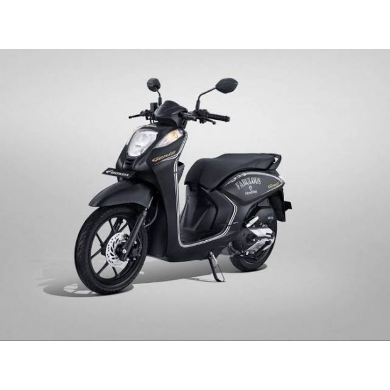 REFLEKTOR LAMPU DEPAN | MIKA KACA LAMPU SEPEDA MOTOR HONDA GENIO + LED