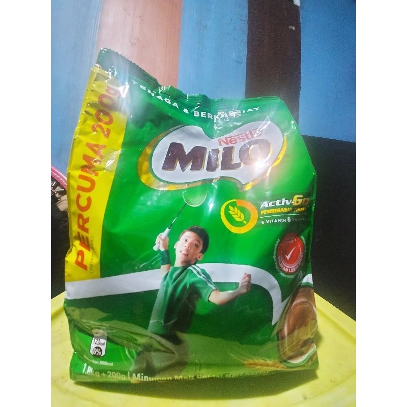 

Milo Bubuk Malt Coklat Activ-Go 2kg