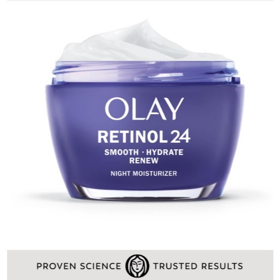 Olay Regenerist Retinol 24 Night Cream – Krim Malam Anti-Aging & Mencerahkan ORIGINAL 50g
