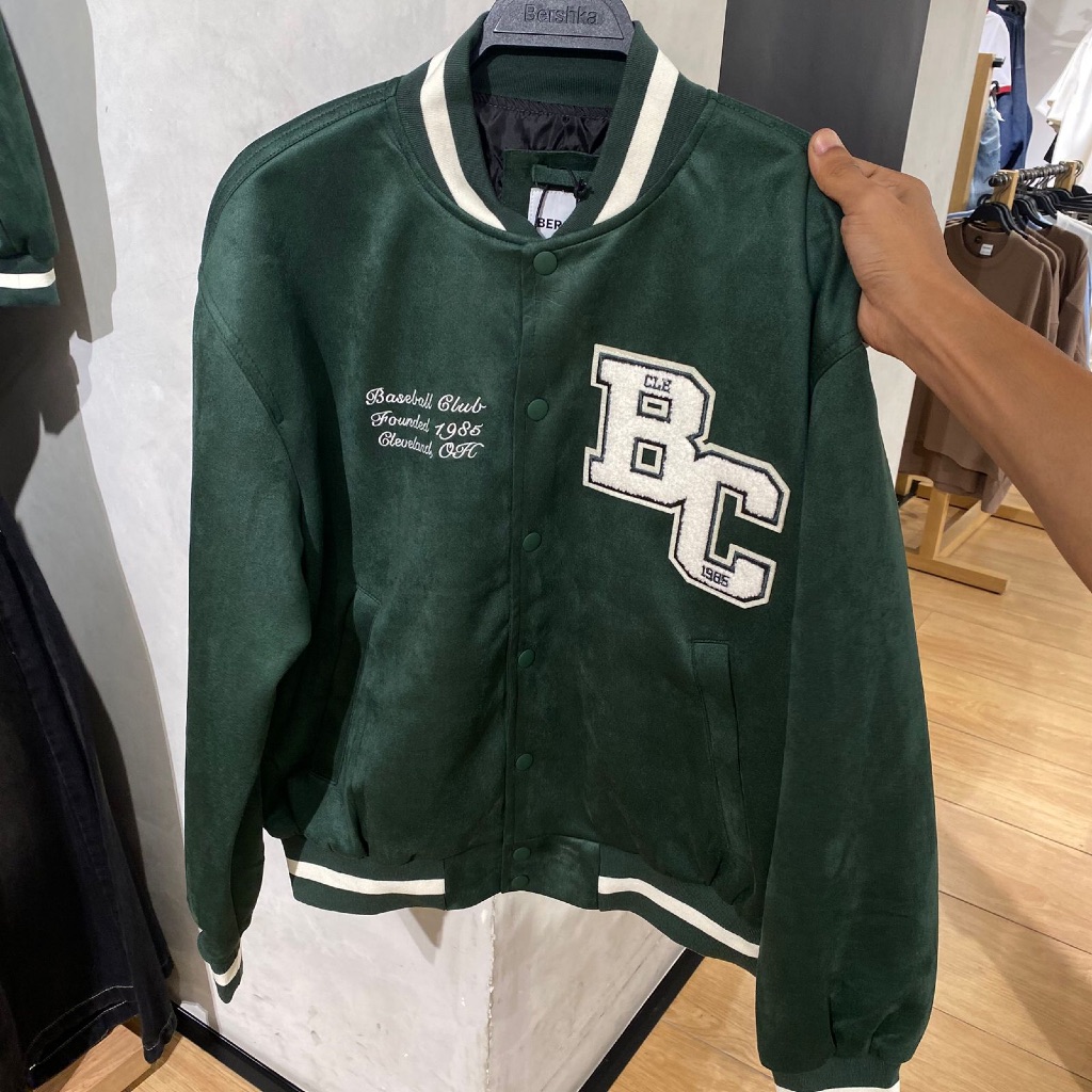 Jastip. Jacket Suede Bershka (Man)