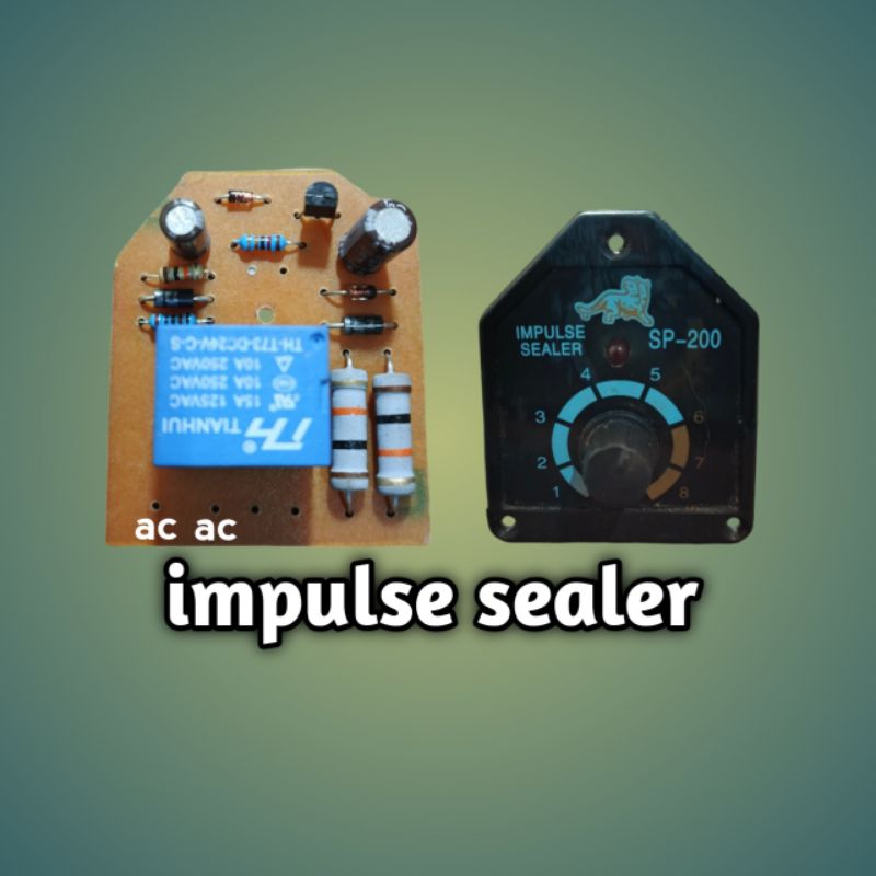modul/kit timer impulse sealer non potensio semua ukuran